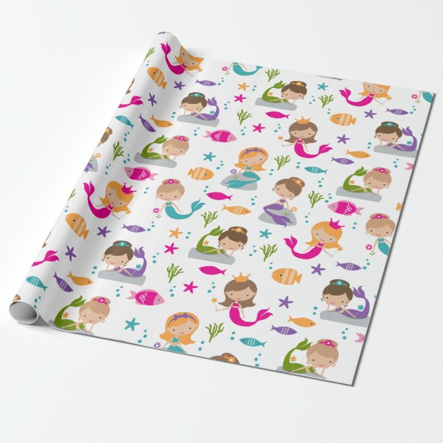 De Presente Papel para enrolar a sereia (Desenrolado)