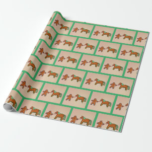 De Presente Papel para Lavar Cavalo Gingerbread