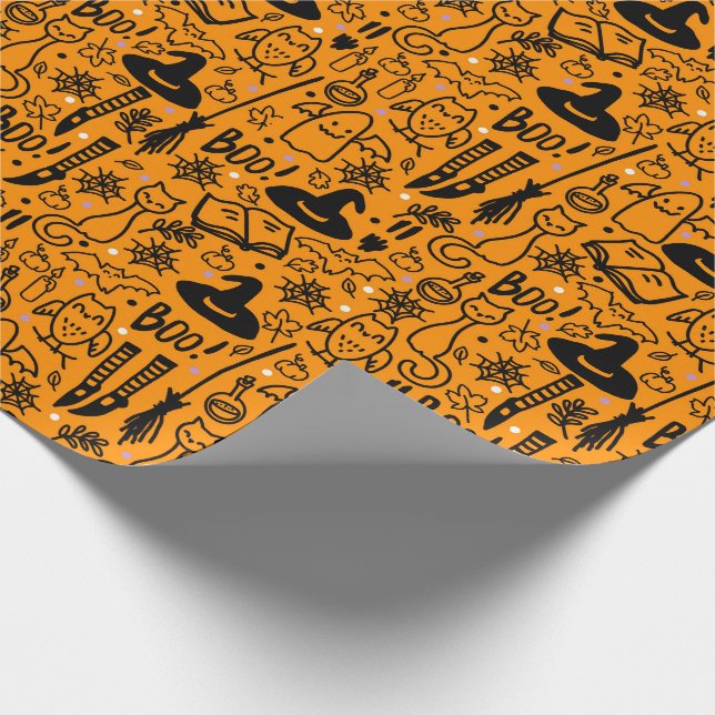 De Presente Papel para o Dia das Bruxas. (Ponta)