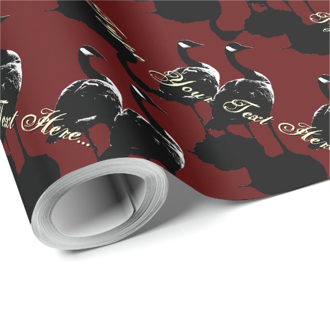 De Presente Papel personalizado para ganso embrulhado em ganso (Ponta do rolo)