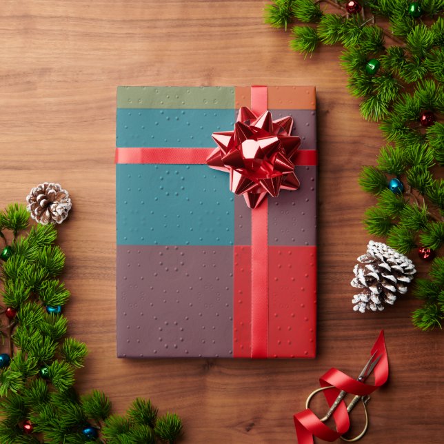 De Presente Papel Plaid Decorativo (Presente de Natal)
