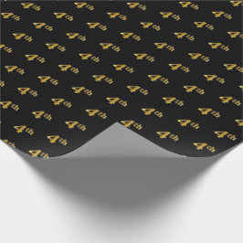 De Presente Papel Preto, Faux Dourado 4.º (4.º)