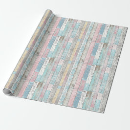 De Presente Papel Rustic Pastel Wraping Paper