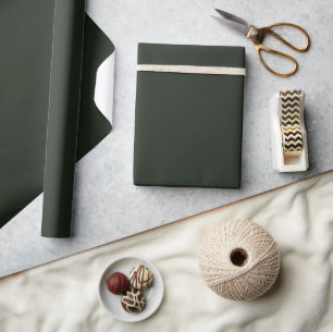De Presente Papel Sage Green Solid Color Wraping
