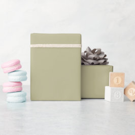 De Presente Papel Sage Green Solid Color Wraping