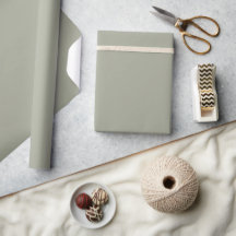 Papel Sage Solid Green Color Wraping