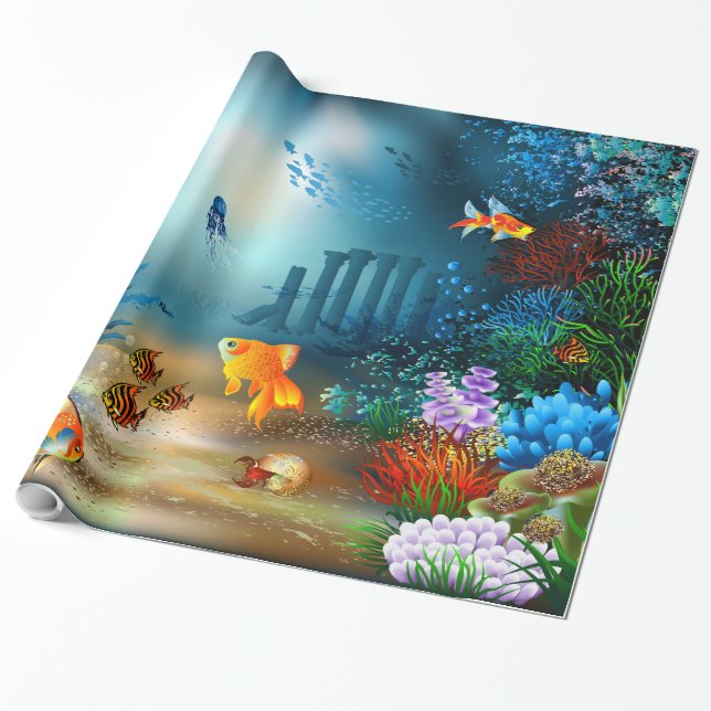 De Presente Papel submarino 4 (Desenrolado)