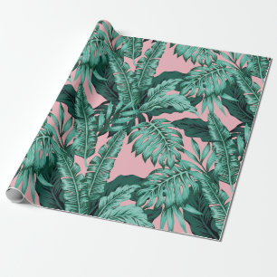 De Presente Papel Tropical Rosa