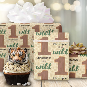 De Presente Papel Wild One Birthday Wrapping