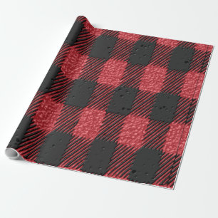 De Presente Papel xadrez vermelho