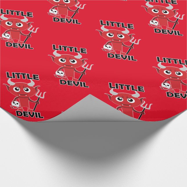 De Presente Pequeno Diabo - Papel Brilhante, 30" x 6' (Ponta)