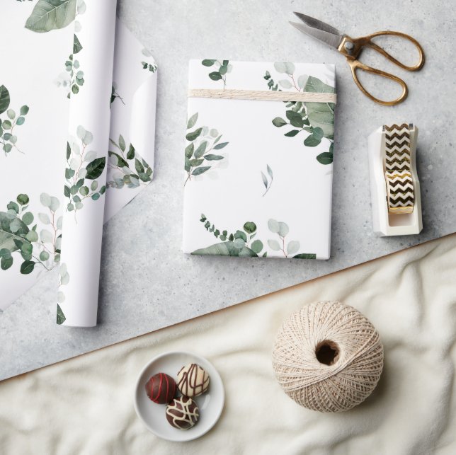 DE PRESENTE PRIMAVERAS LUXE PALM ENVOLVENDO PAPEL DOBRADO (Artesanato)