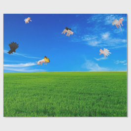 De Presente Quando os porcos voam com papel