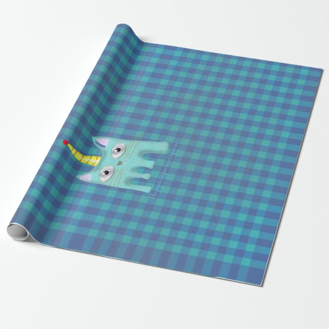 De Presente Rupydetequila Linen Papel Xadrez Único (Desenrolado)