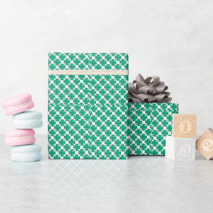 De Presente Tiny Quatro Folhas Folhas com papel brilhante embr