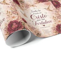 Tudo posso em Cristo que me fortalece papel