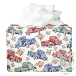 De Presente Vintage Trucks Molhando Papel