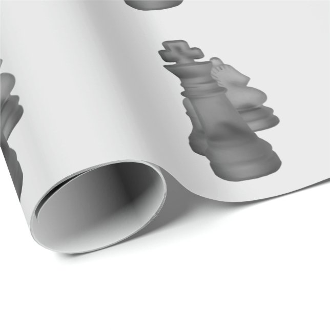 De Presente Xadrez em papel (Ponta do rolo)