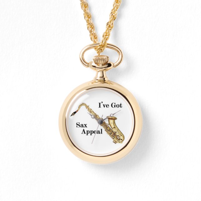 De Pulso relógio saxofone (Frente)