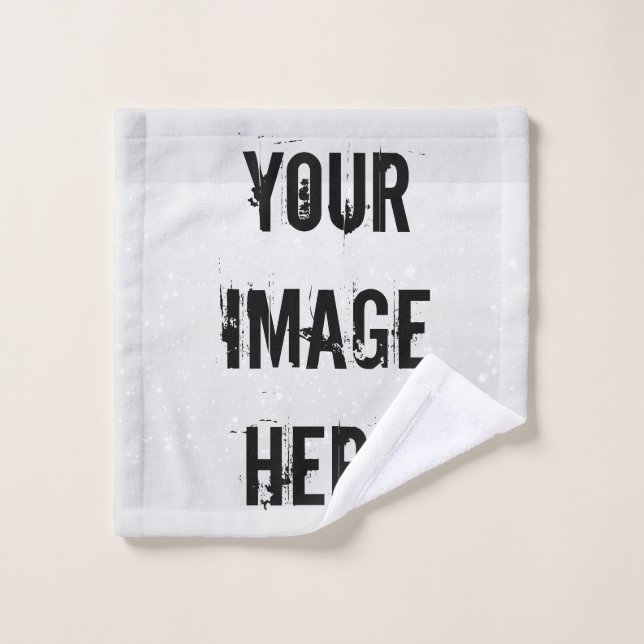 De Rosto Toalha totalmente personalizável (Pano de lavar)