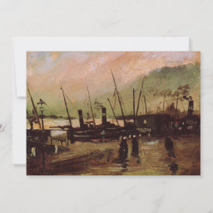 De Ruijterkade em Amsterdã por Vincent van Gogh