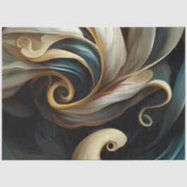 De Seda Abstrato Swirl 1 - Papel tecidular