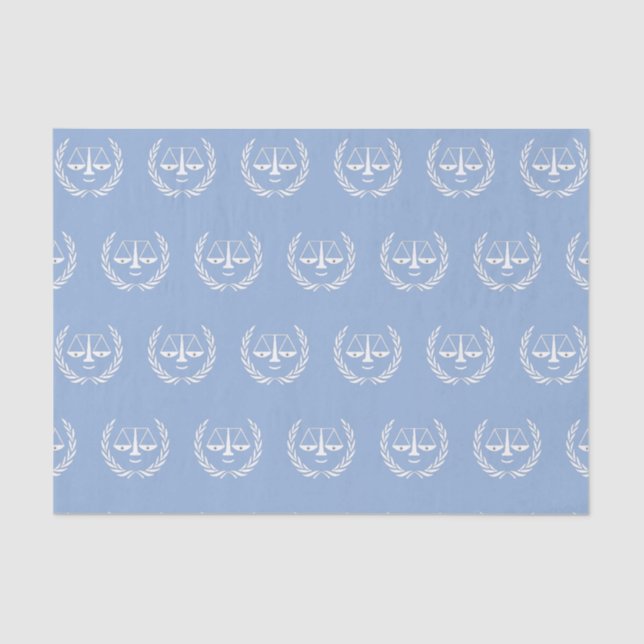 De Seda Advogado Presente Papel Tecido (Frente )