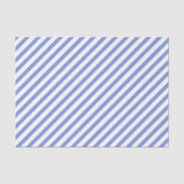 De Seda Bandas brancas e azuis náuticas - Papel para tecid