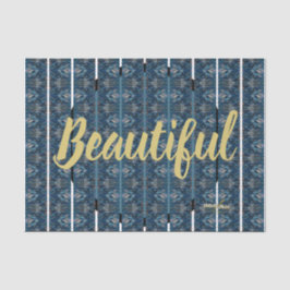 De Seda Belo Papel Tecidual - design da Poeta Adiela Akoo