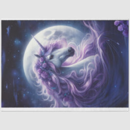 De Seda Belo Papel Tecidual do Unicórnio