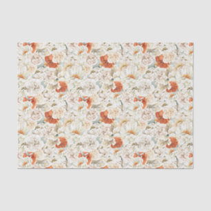 De Seda Boho Floral Greenery Papel Tissue Personalizado