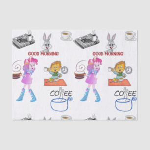 De Seda Café da manhã com papel absorvente