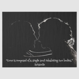 De Seda Casal no Papel Tecido do Amor