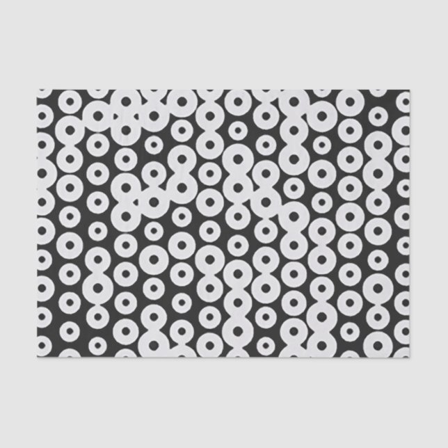 De Seda Círculos Papel tecidular (Frente )