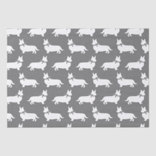 De Seda Corgi Puppy Dog Pembroke Papel Tecido Galês