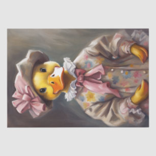 De Seda Dapper Ducks: Papel Decoupage Inspirado em Vestuár