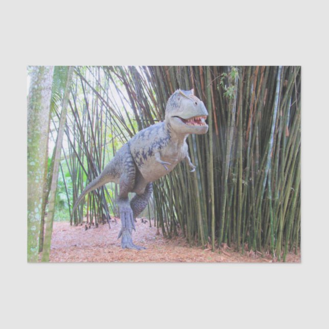 De Seda Daspletossauro - Papel Tecido Dinossauro (Frente )