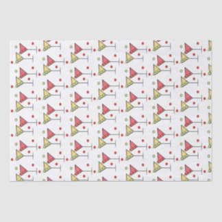 De Seda Dois coquetéis - Papel tecidular