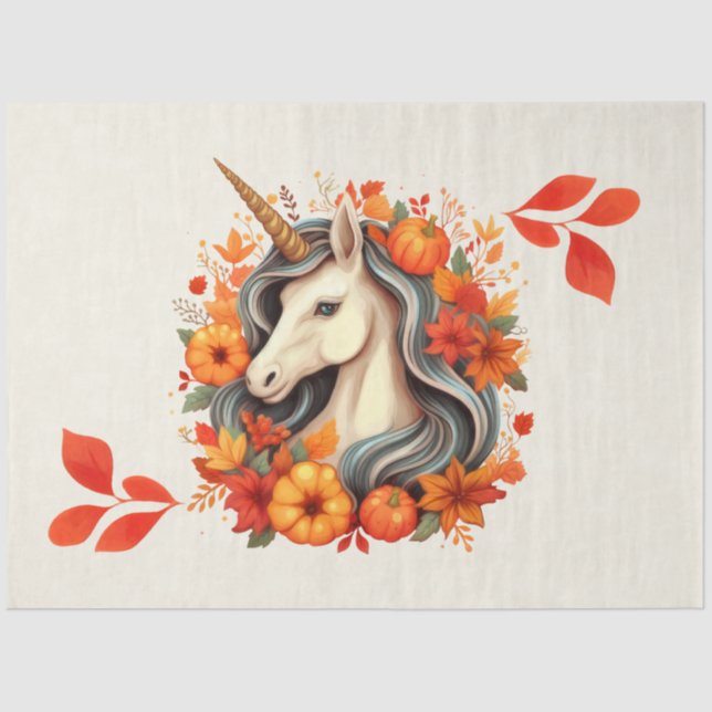 De Seda Fall Fantasy B Papel Tecido (Frente )