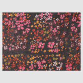 De Seda Flores vermelhas cortadas Papel tecidular