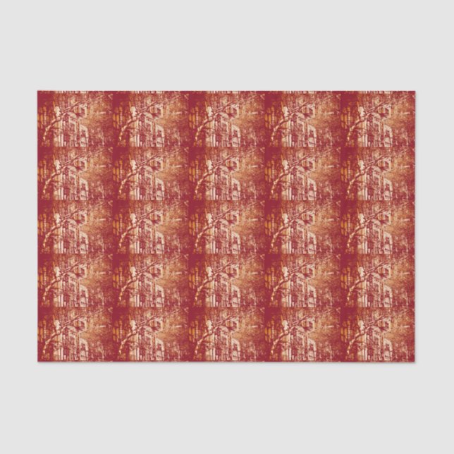 De Seda Folafe Brownstone sepia fotomateiro alterado papel (Frente )