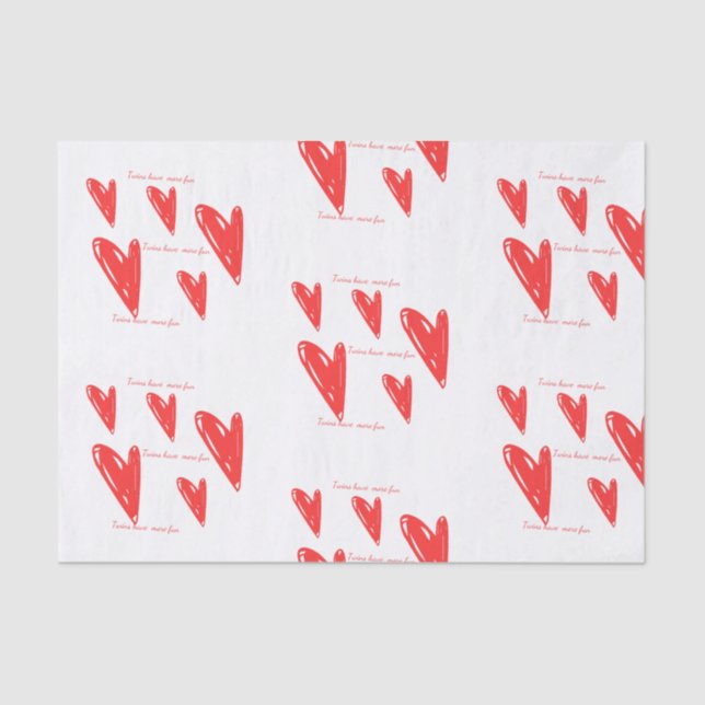 De Seda Gêmeos Têm Papel Tecido Mais Divertido (Frente )