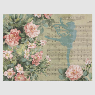 De Seda Genevieve Waltz Decoupage | Papel tecidular