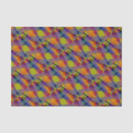 De Seda Geométrico Escuro - Papel Tecido