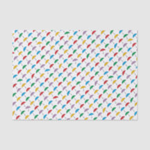 Guarda-chuvas no papel dos tecidos da chuva