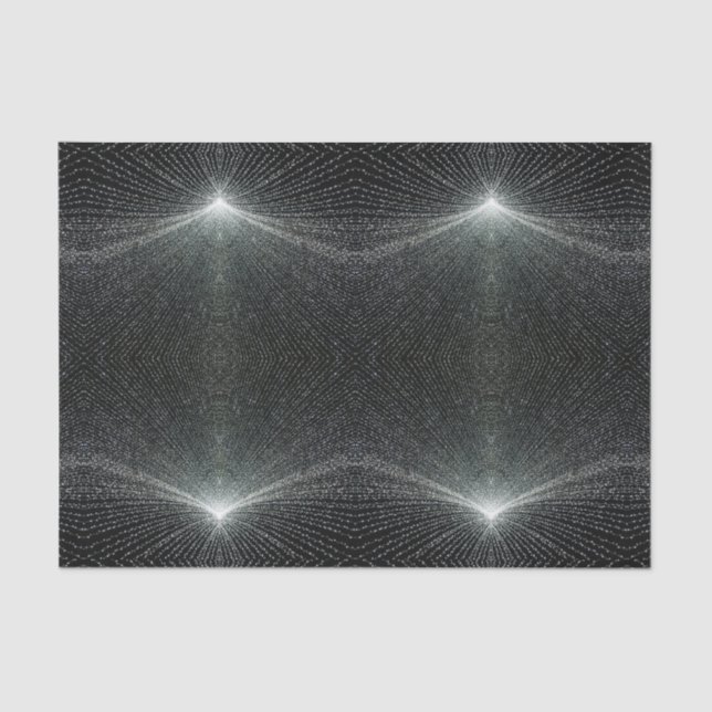 De Seda HAMbyWG - Papel tecidular - Preto com luzes (Frente )