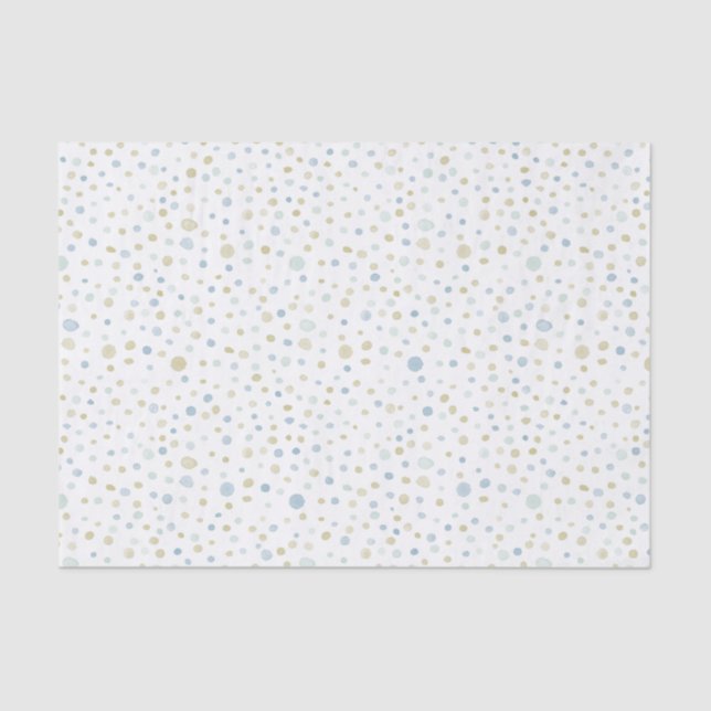 De Seda Henry Confetti Watercolor Dots - Papel Tecido (Frente )