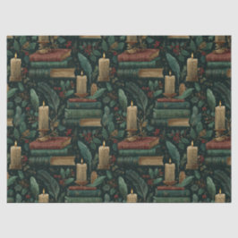 De Seda Livro Acadêmico Escuro Papel Tecidual Lover