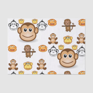 De Seda Macacos-macaco com papel absorvente