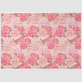 De Seda Madeira Floral Moderno Papel Tecido Popular